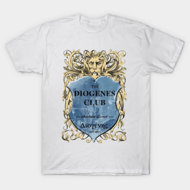 Sherlock Holmes - The Diogenes Club T-Shirt by The Blue Box